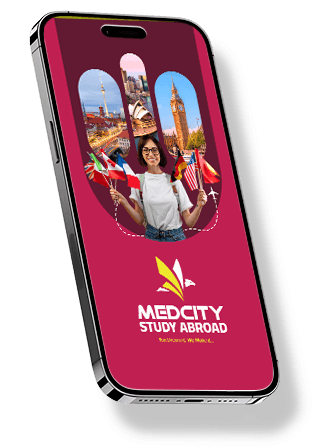 Medcity Study Abroad mobile application