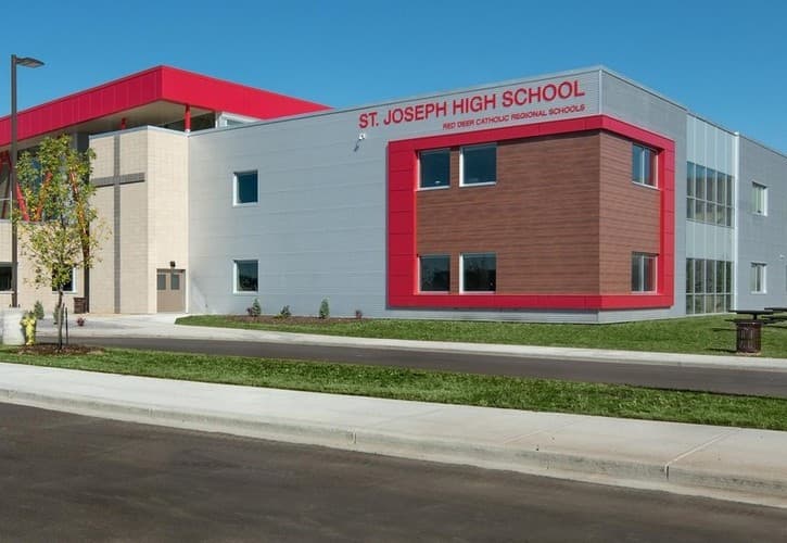 Red Deer Catholic International St. Joseph High School campus 1